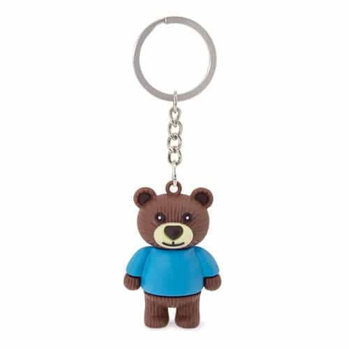 Porta-Chaves Urso Valentin em PVC