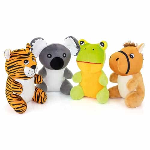 Conjunto de 4 Peluches Happy Zoo