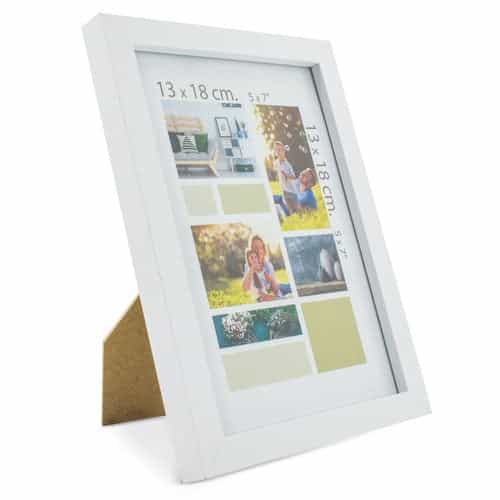 Porta-Fotos com Moldura de Madeira