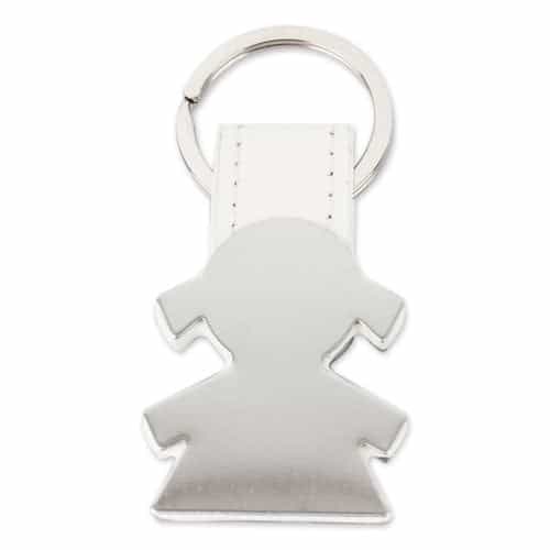 Porta-Chaves Metálico Forma de Menina
